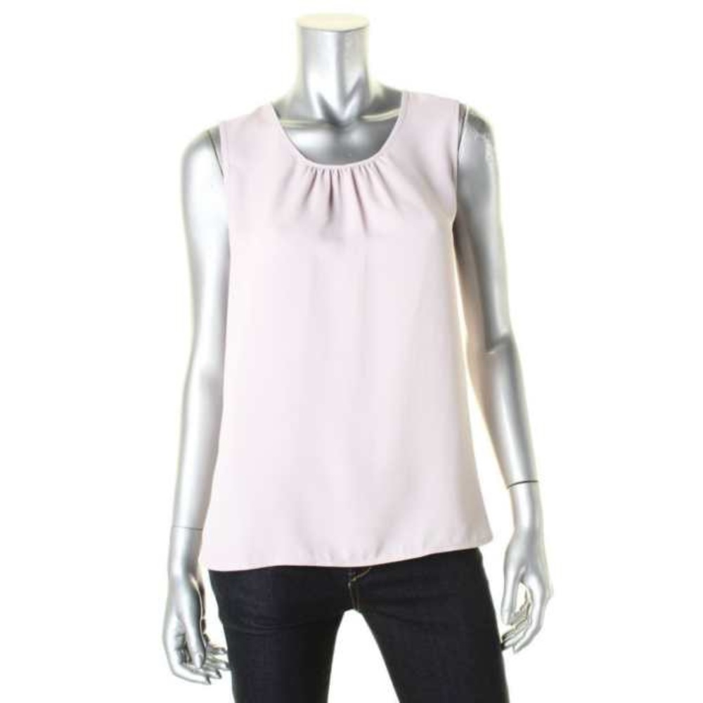 NWT SIZE 6 ANN KLEIN SHELL / SLEEVELESS TOP